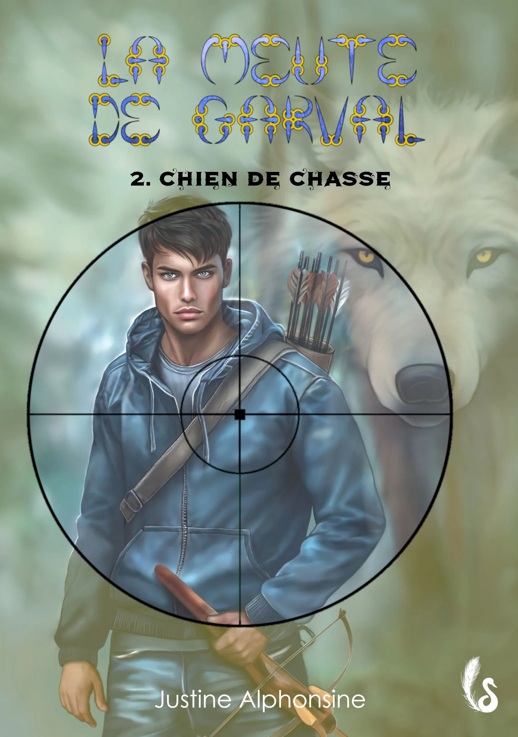 couverture de Chien de chasse livre d'urban fantasy pour ado